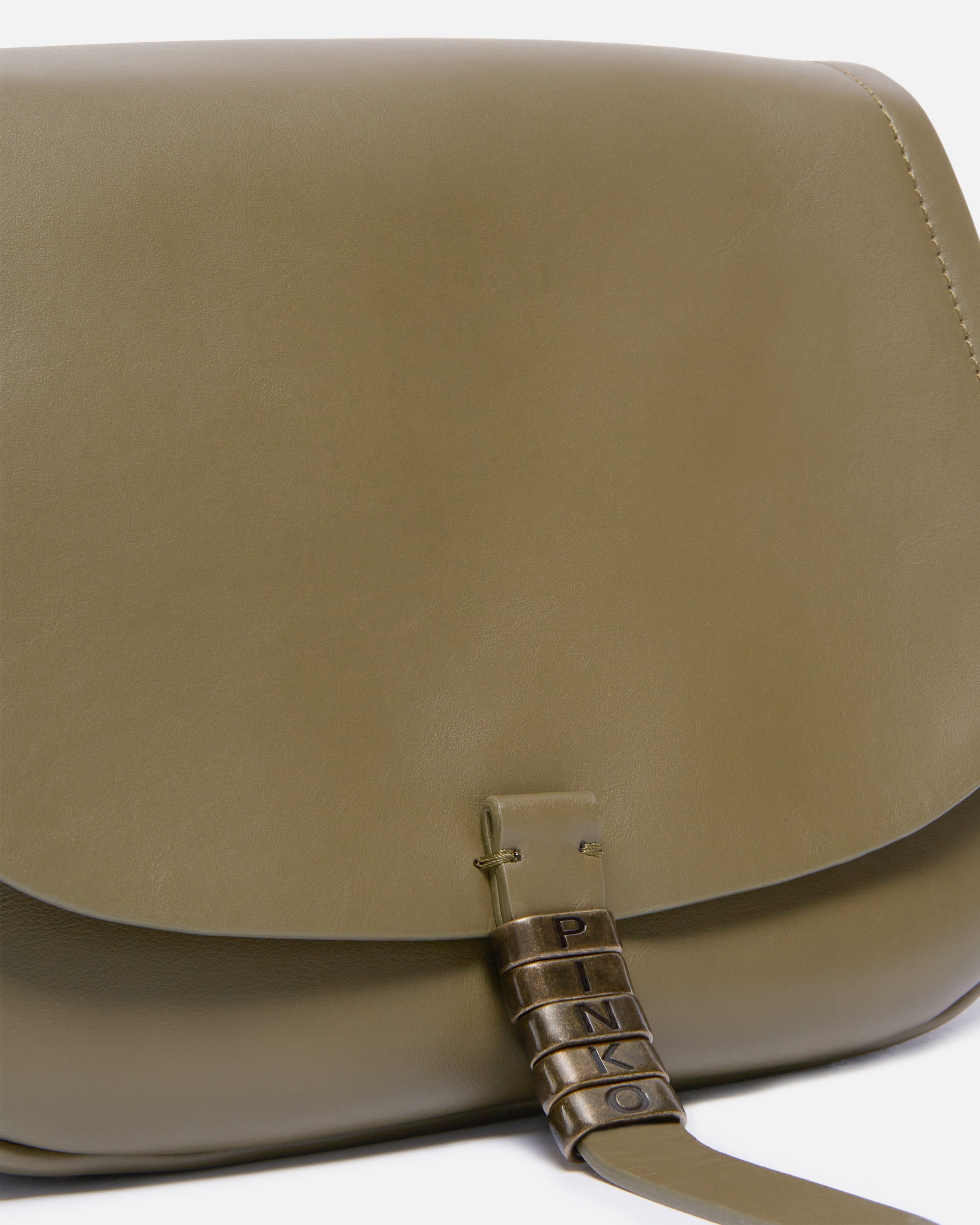 LARGE LEATHER CROSSBODY BAG WITH KNOTS - 3