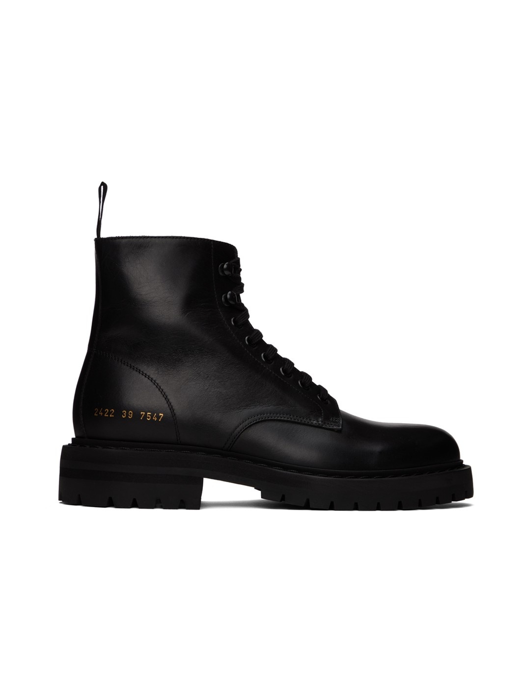 Black Combat Boots - 1