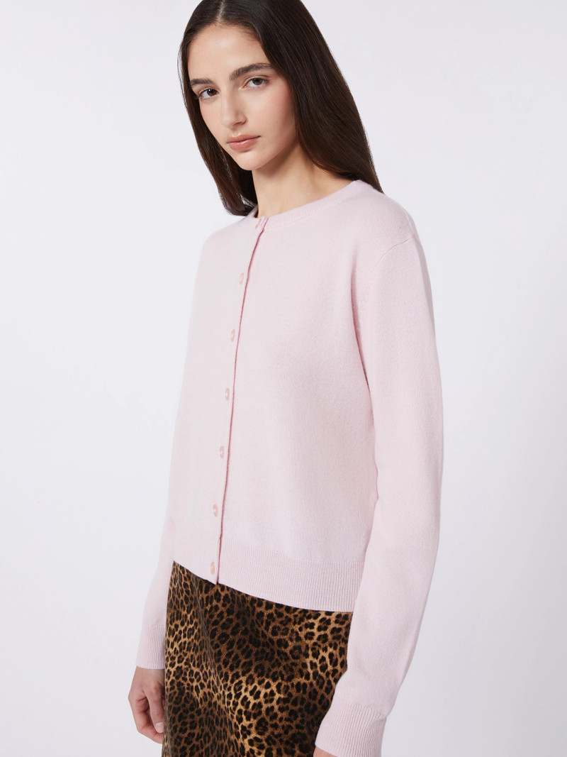 NEBBIA Wool and cashmere cardigan - PINK 5