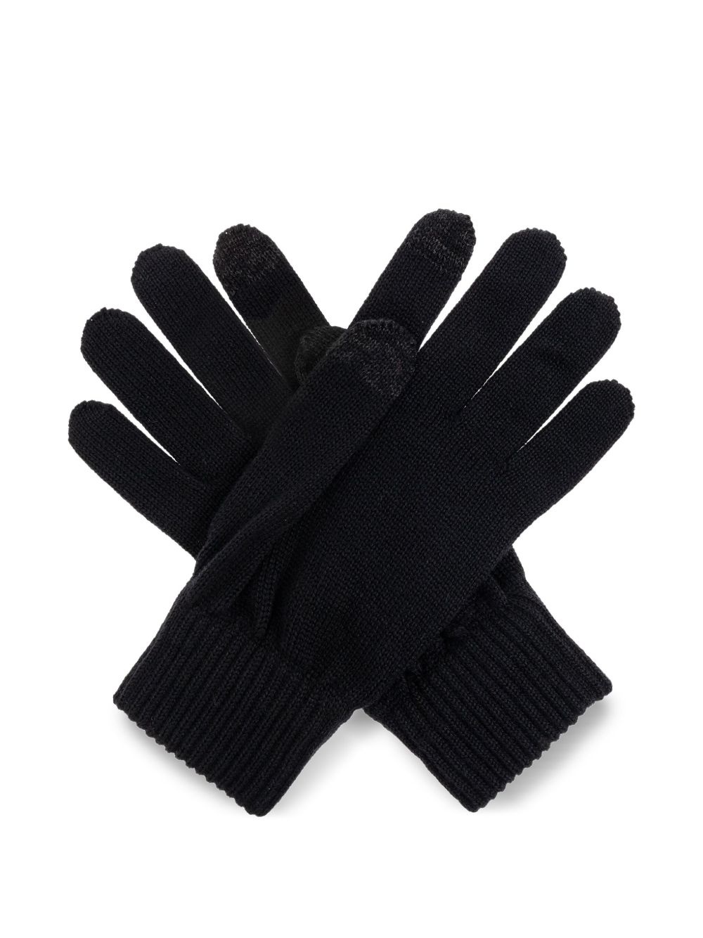 logo-patch gloves - 3