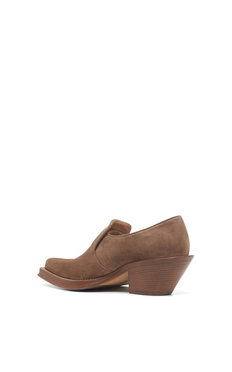 GABRIELA HEARST Jack Loafer in Dark Sand Suede outlook