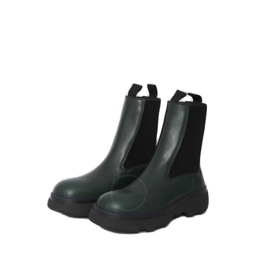 Burberry Creeper Leather Chelsea Boots - 2