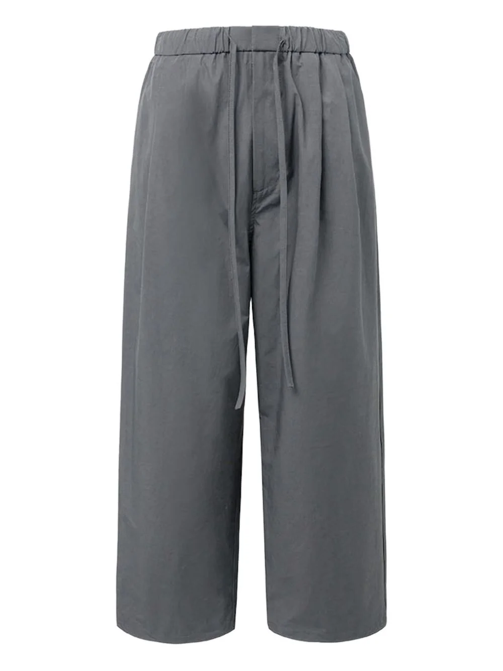 drawstring pleated trousers - 1