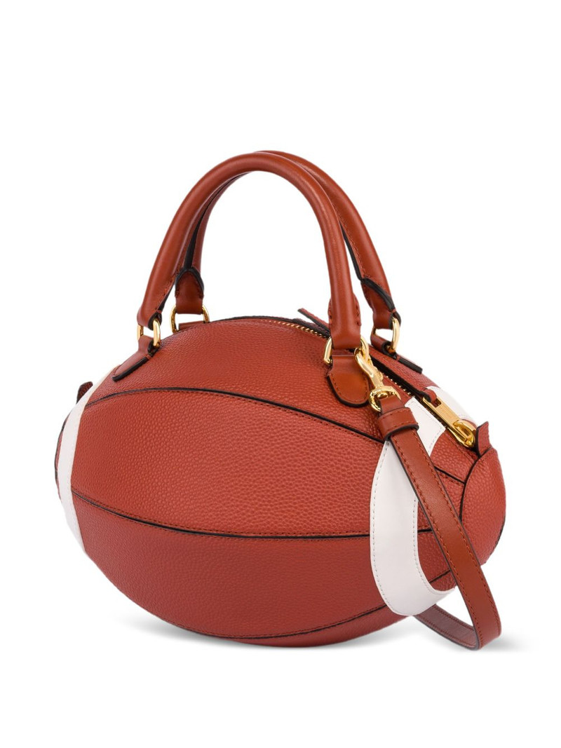 Moschino rugby-ball-shape shoulder bag outlook