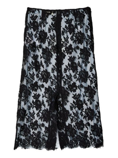 SHUSHU/TONG floral-lace midi skirt outlook