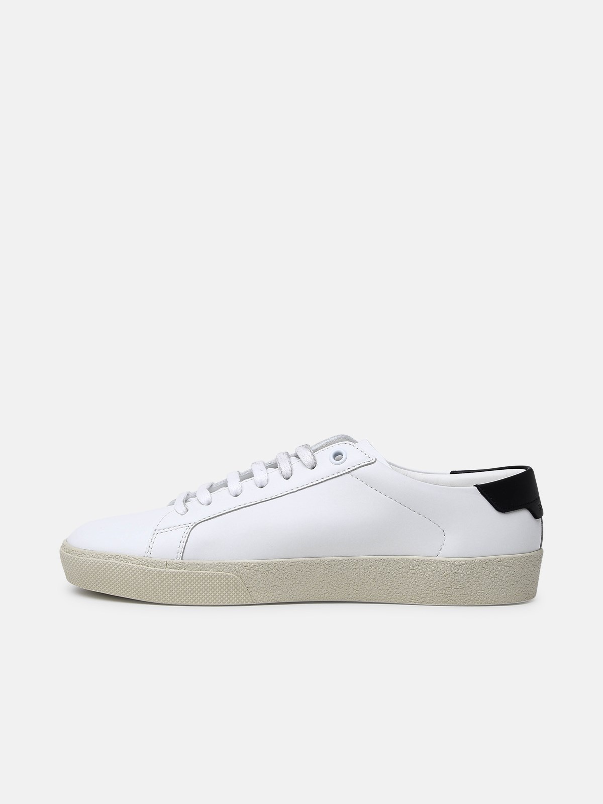 WHITE LEATHER SNEAKERS - 3