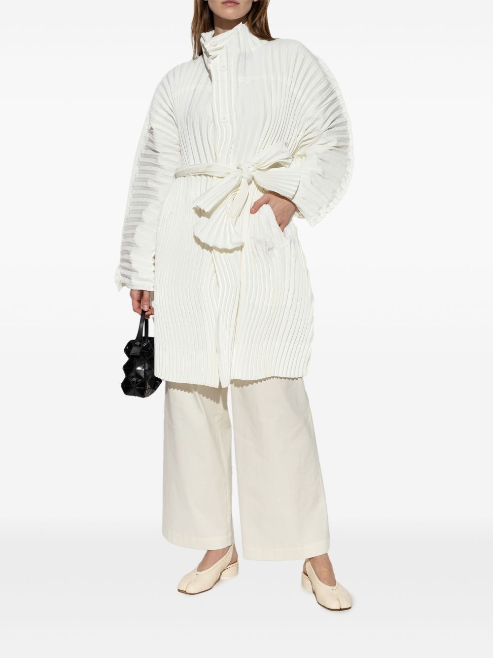 Wavering Pleats coat - 2