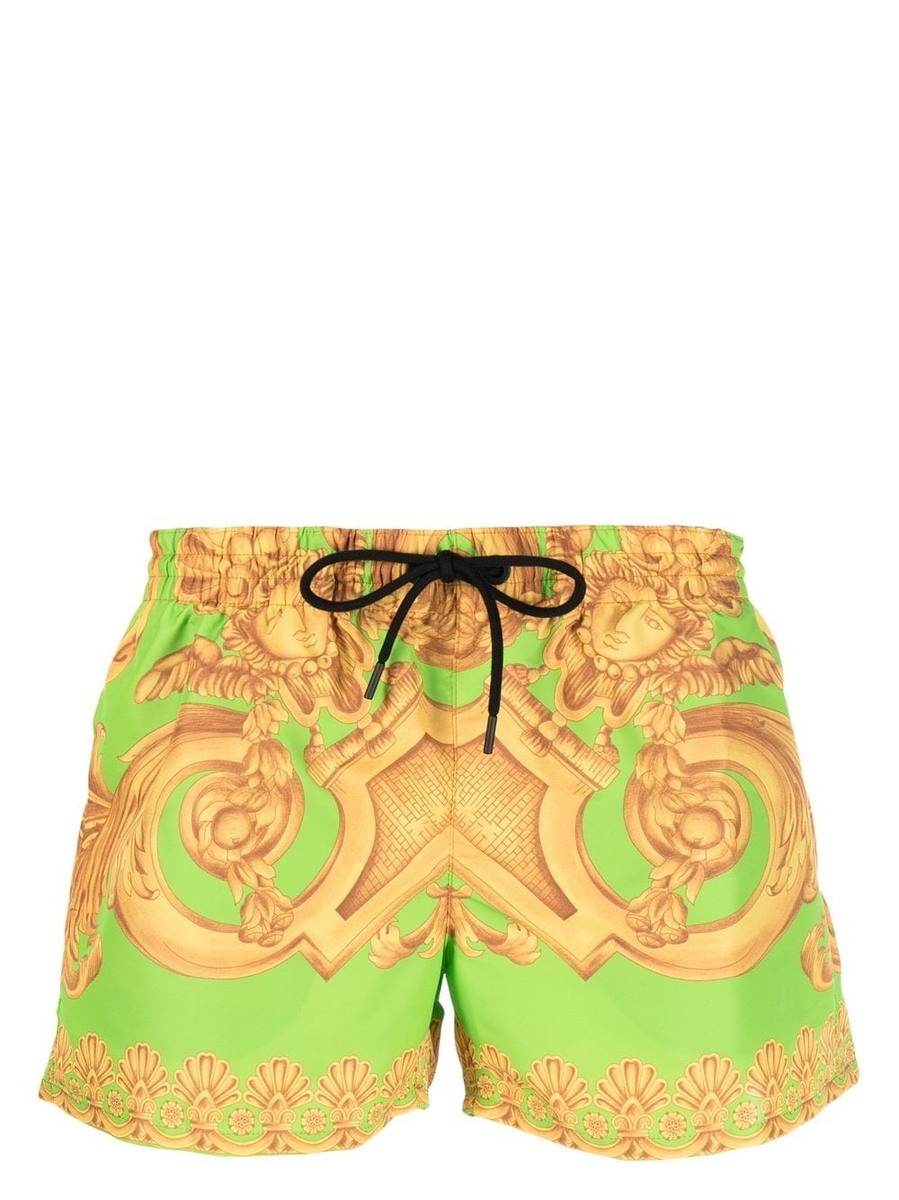 baroque-print swim shorts - 1