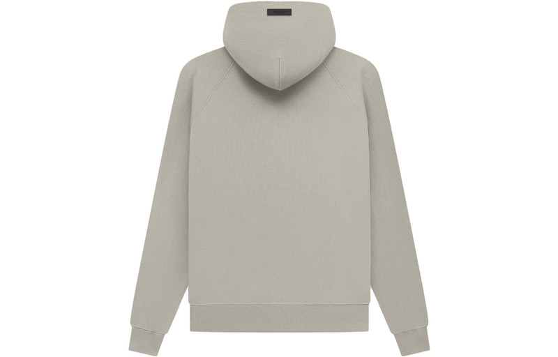 ESSENTIALS Fear of God Essentials SS23 Waffle Raglan Hoodie 'Seal' FOG-SS23-038 outlook