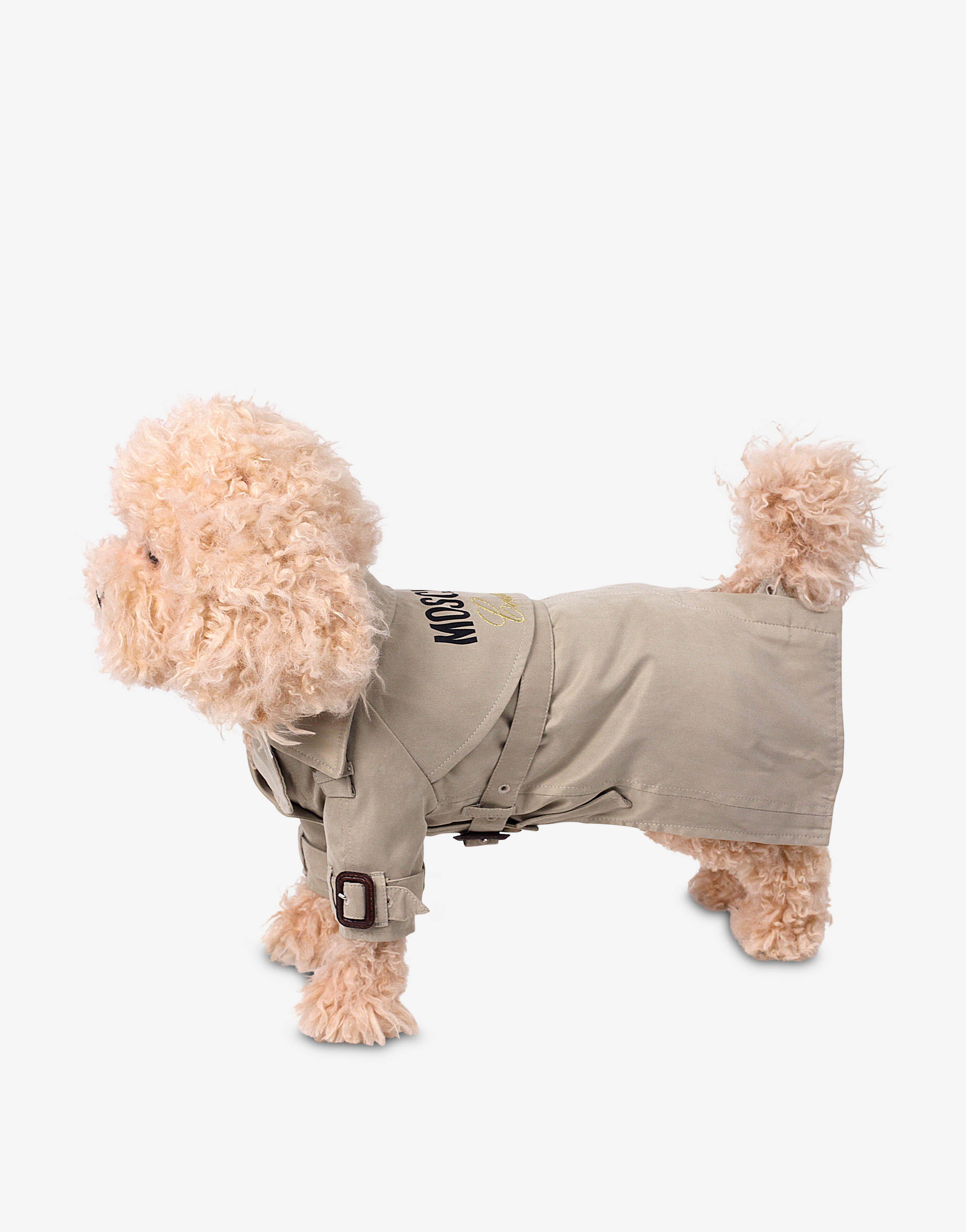 GABARDINE AND NYLON DOG COAT - 1