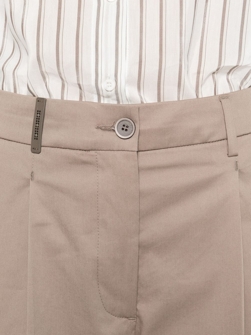 cuffed pleated trousers 5