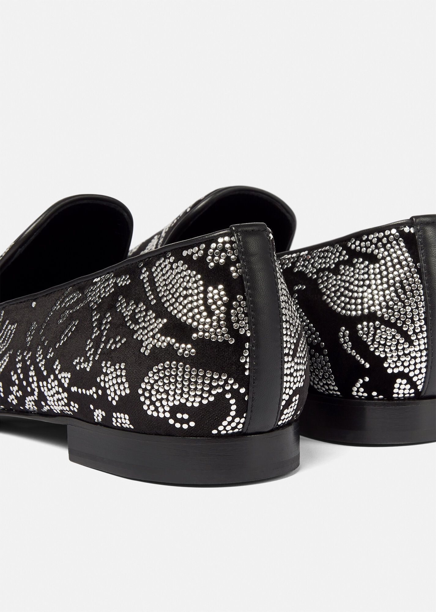Studded Barocco Silhouette Slippers - 4