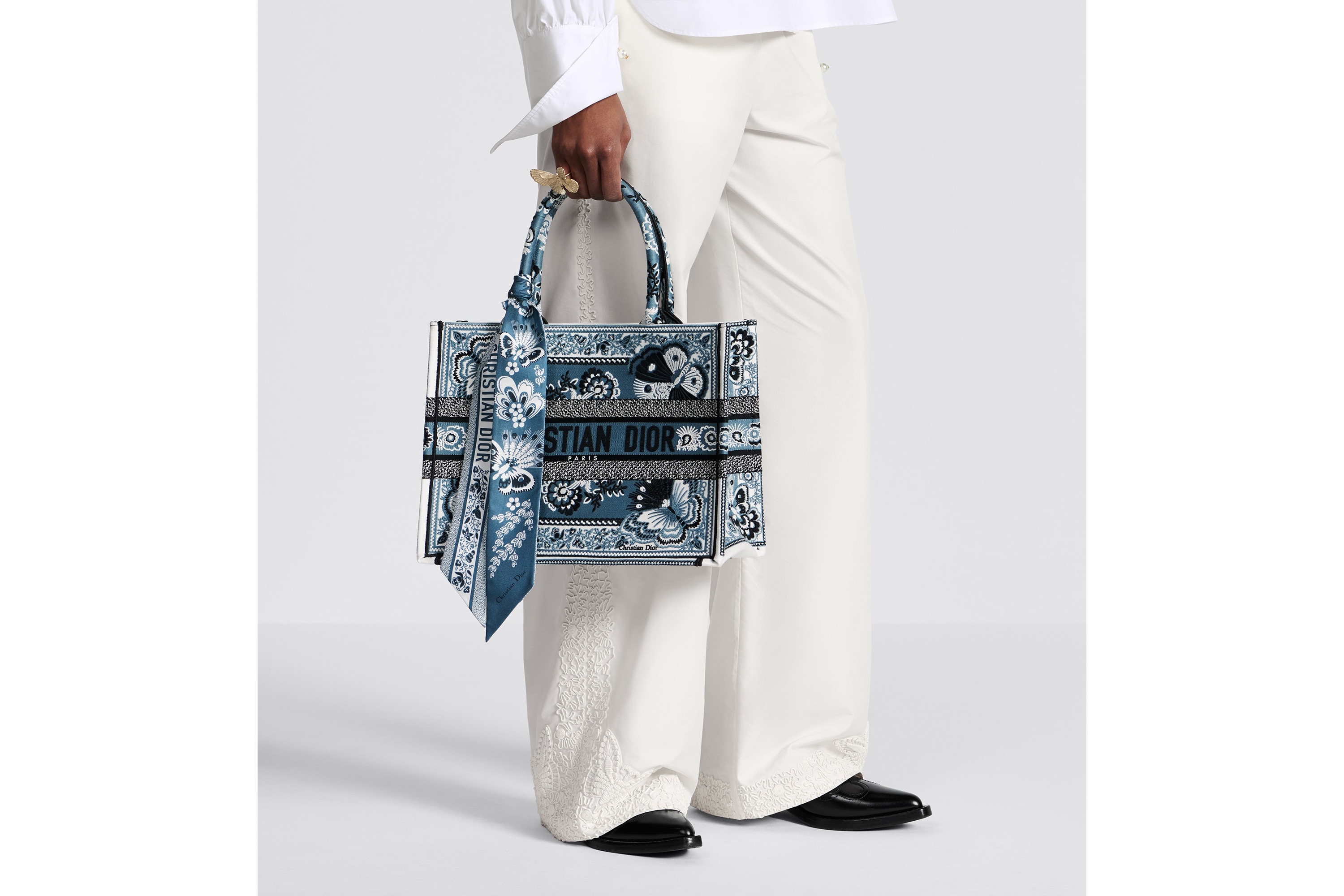 Dior Butterfly Bandana Mitzah Scarf | REVERSIBLE