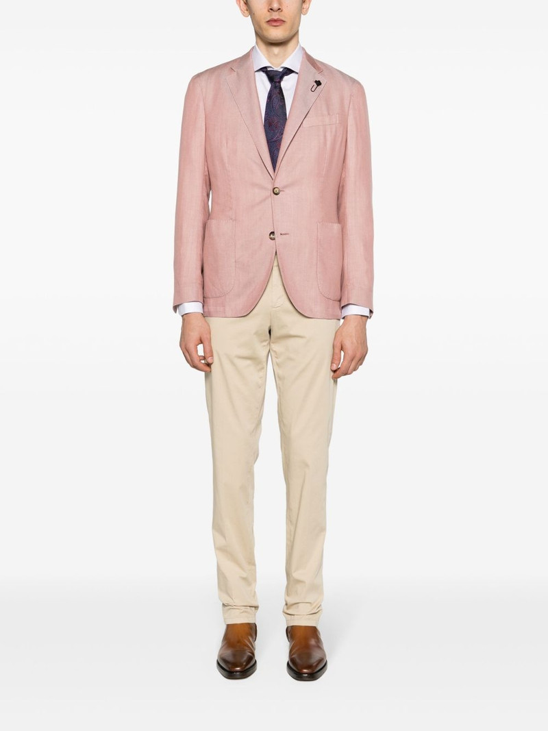 LARDINI Paris slim-leg chino trousers outlook