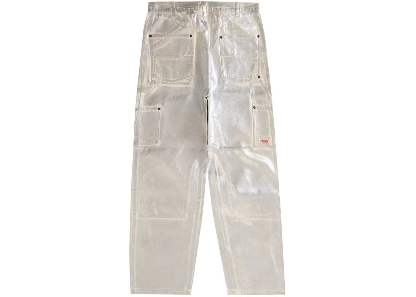 Supreme MM6 Maison Margiela Foil Double Knee Painter Pant Natural - 2