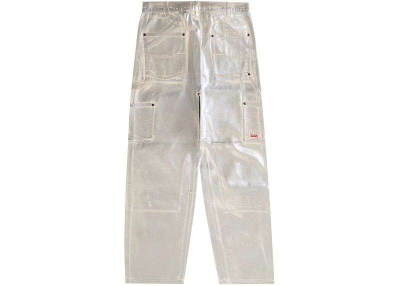 Supreme Supreme MM6 Maison Margiela Foil Double Knee Painter Pant Natural outlook