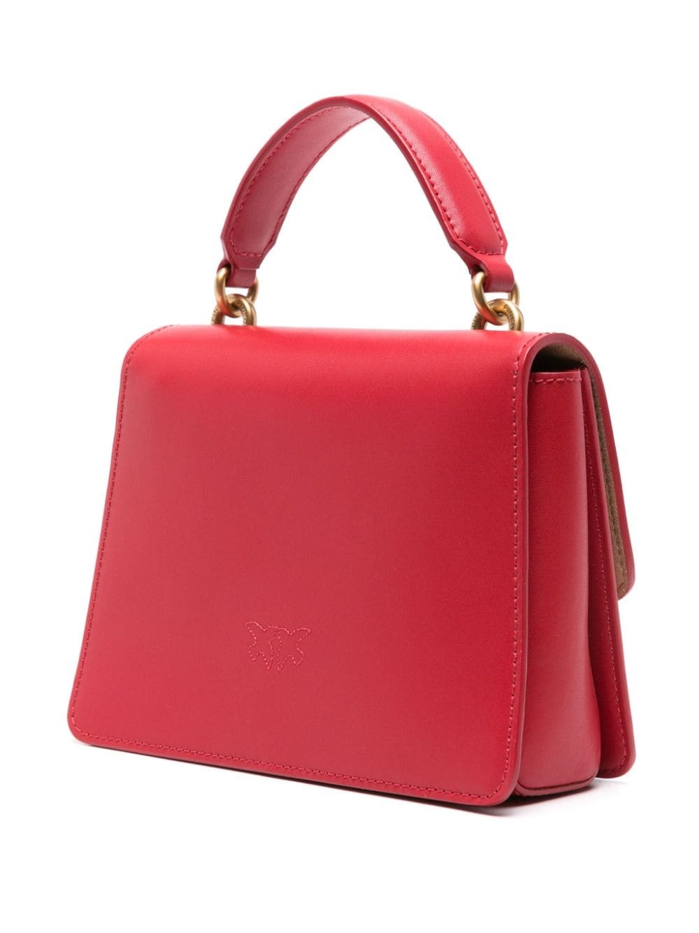 mini Love leather tote bag - 3