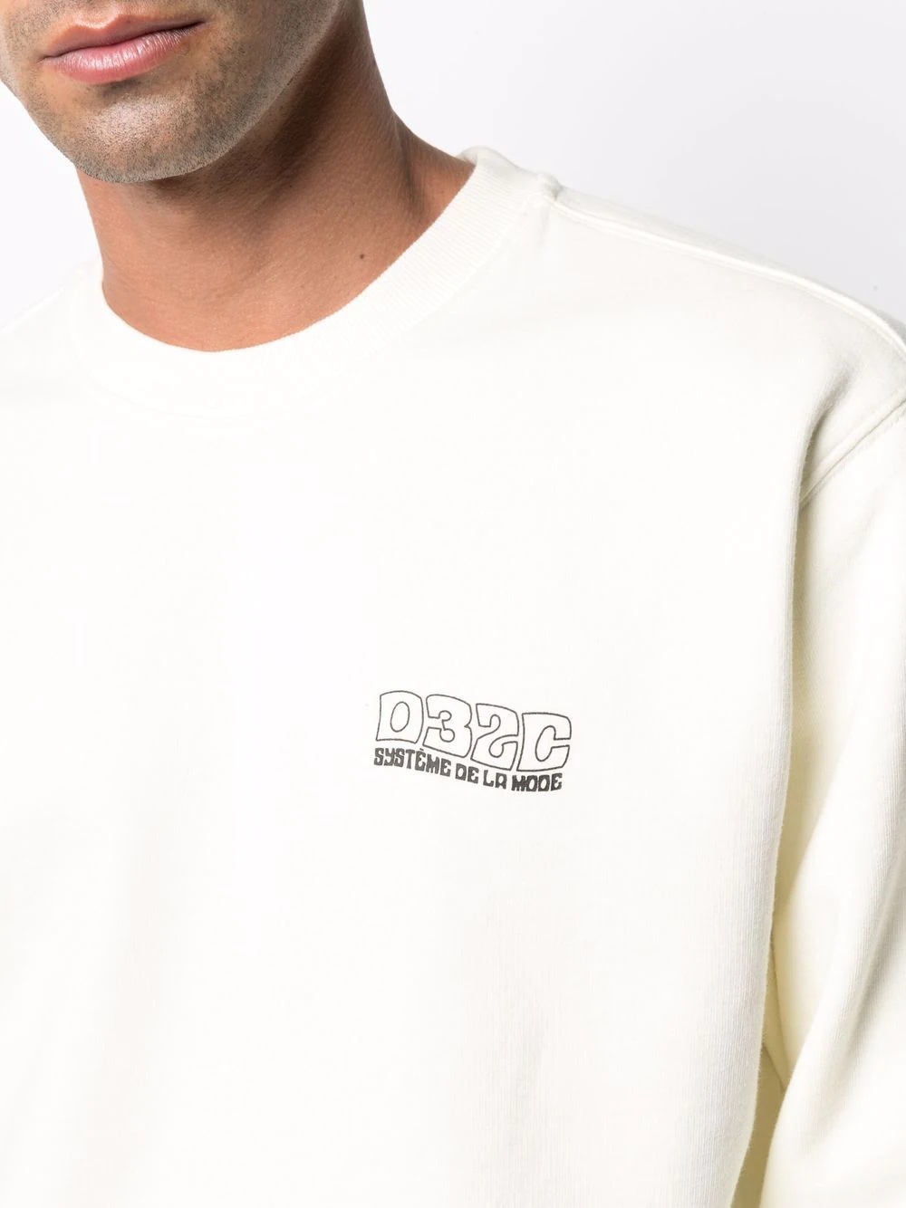 logo-print cotton sweatshirt - 6