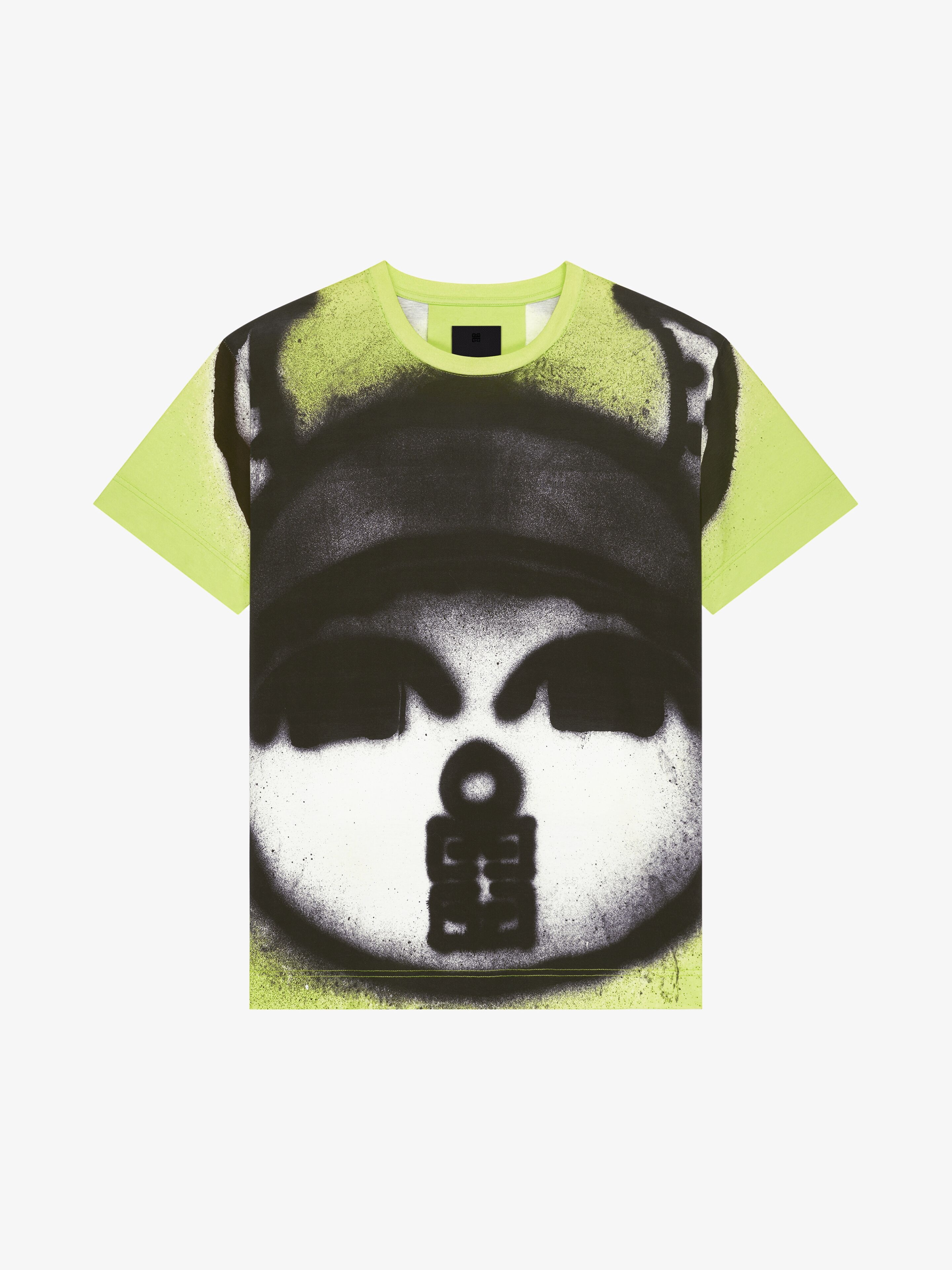 OVERSIZED T-SHIRT WITH TAG EFFECT PRINTS - 1