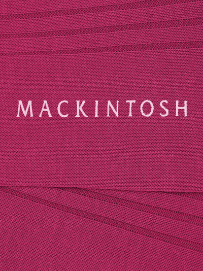 Mackintosh FUCHSIA FIL D'ECOSSE 5X3 RIBBED SOCKS outlook