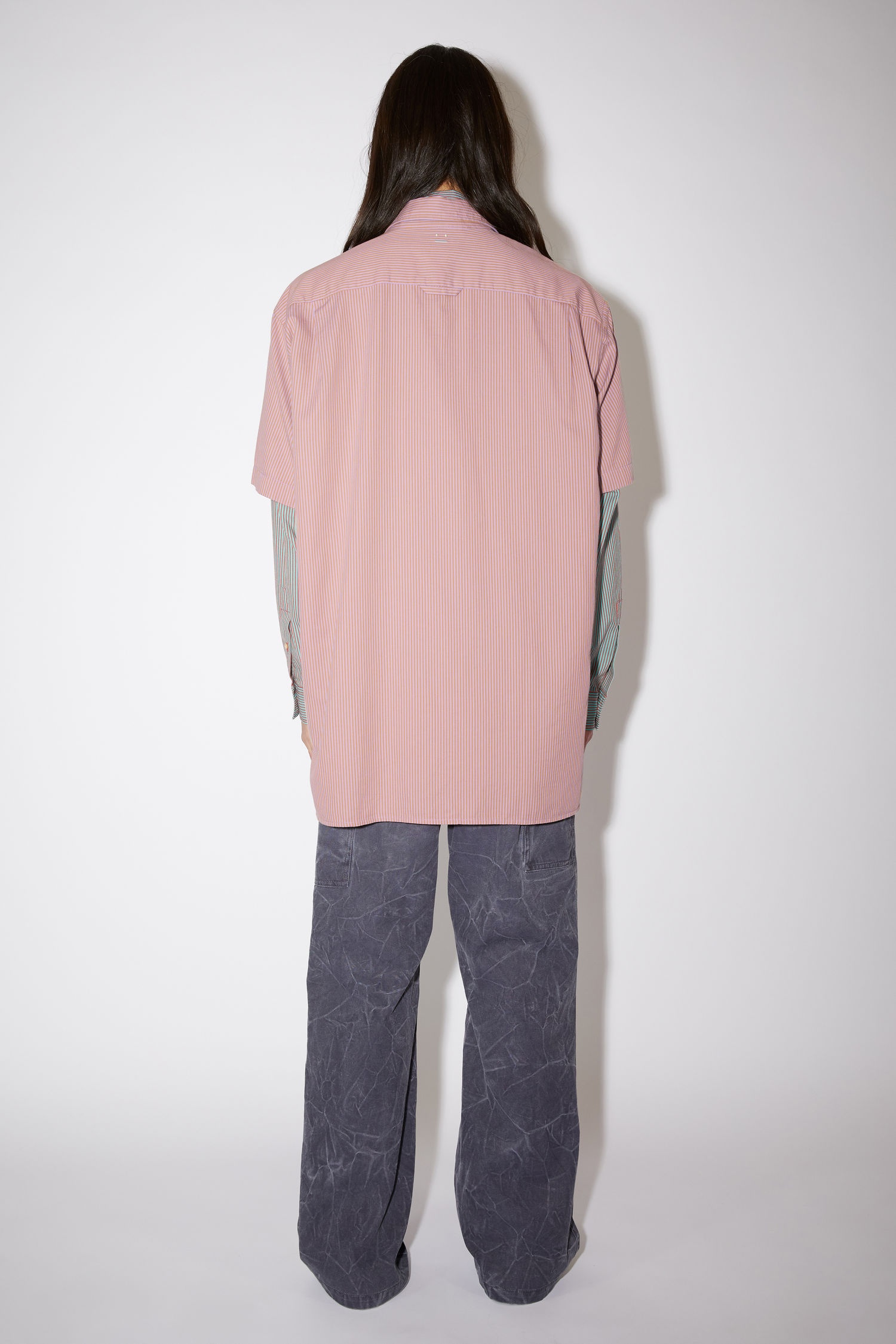 Short sleeve shirt - Lilac/mustard - 3