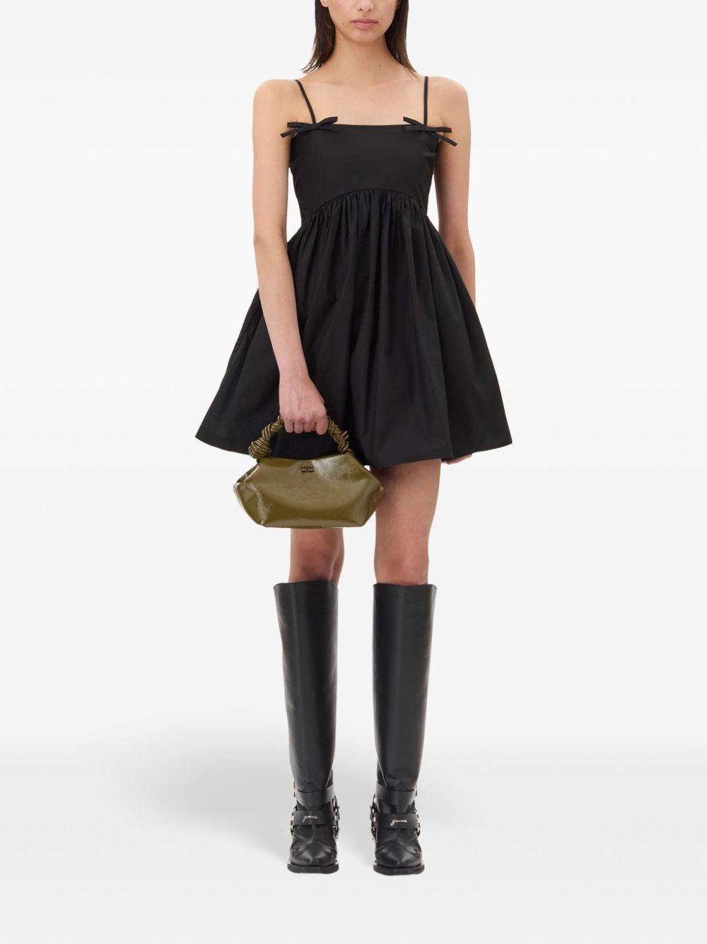 poplin mini dress - 2
