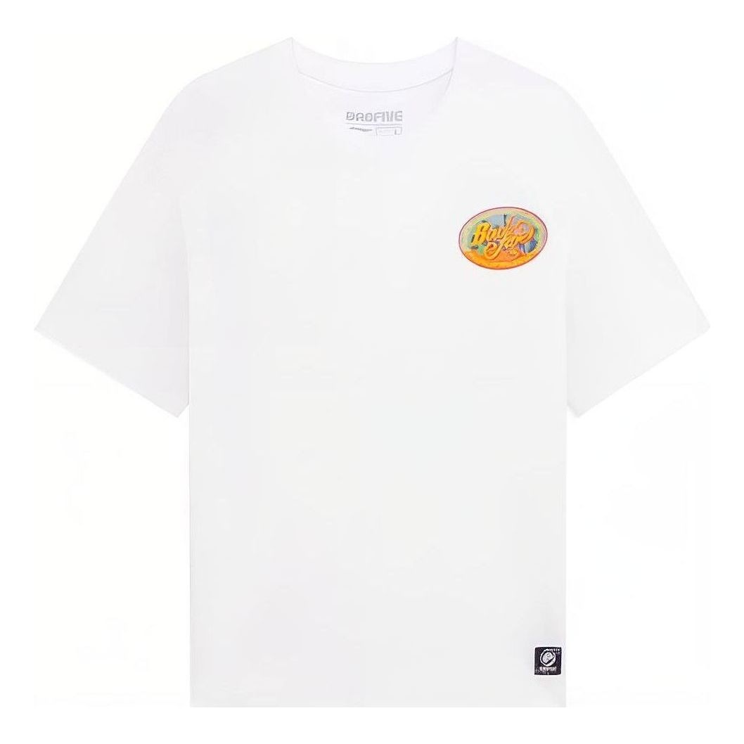 Li-Ning BadFive Graphic T-shirt 'White' AHSS739-1 - 1