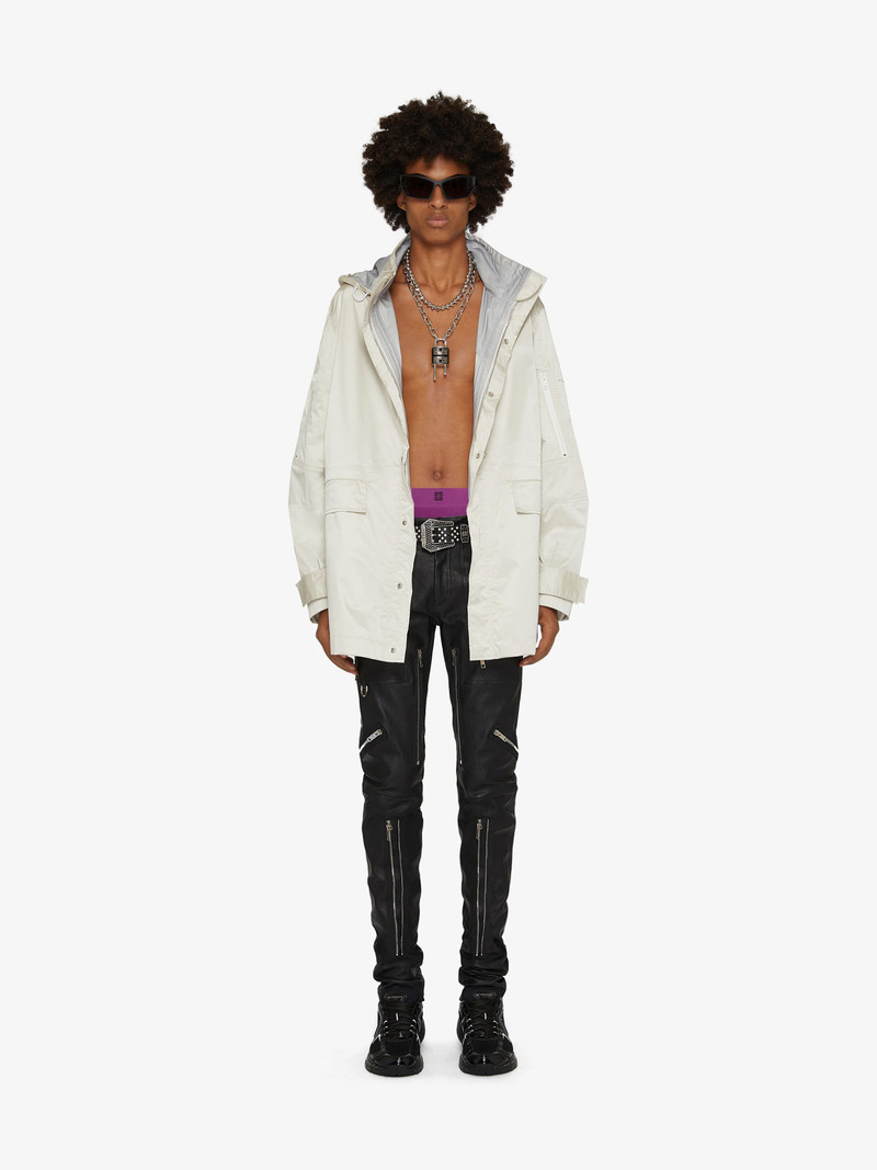 Givenchy SLIM FIT PANTS IN NAPPA LEATHER outlook