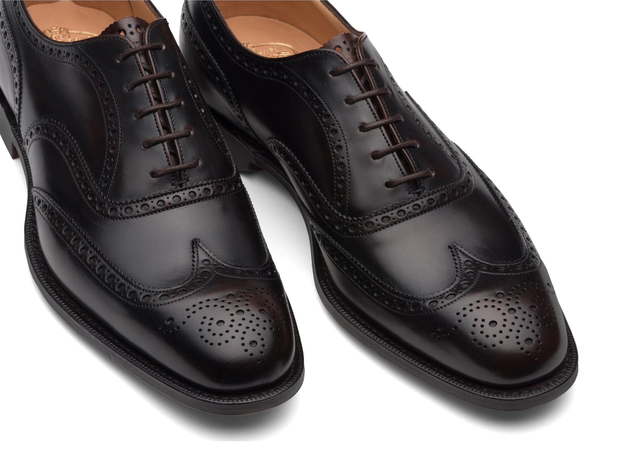 Chetwynd^
Superior Calf Leather Oxford Brogue Ebony - 4