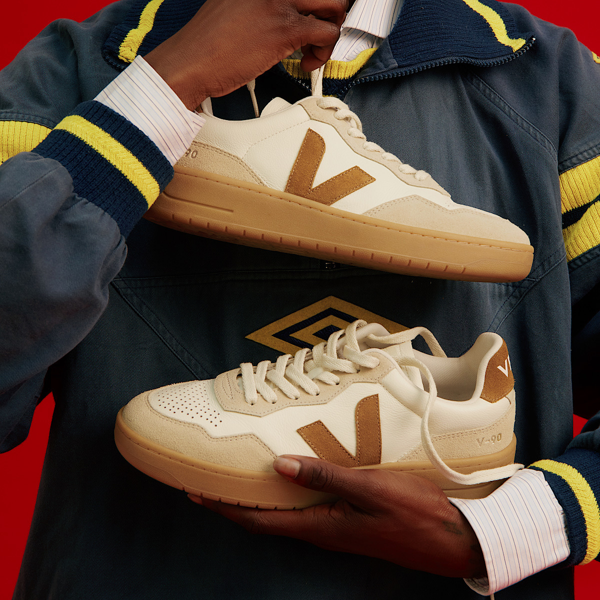 V-90 LEATHER PURE CAMEL ALMOND NATURAL - 4