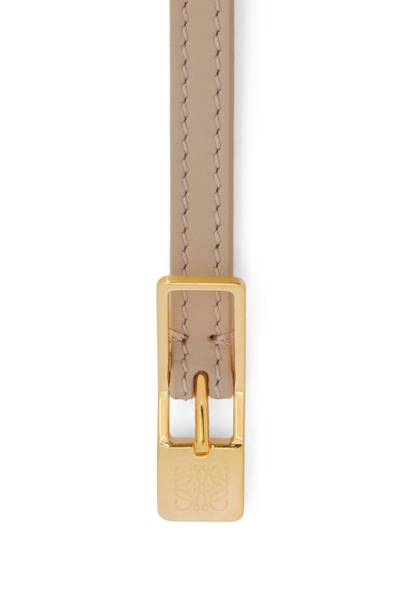 Loewe Amazona padlock belt in smooth calfskin outlook