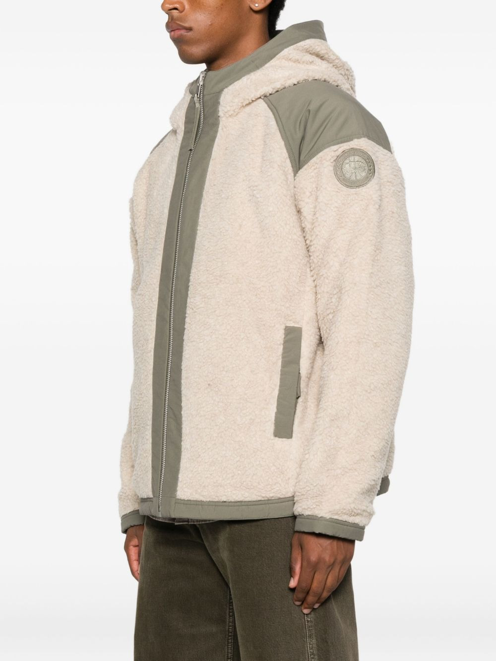 hooded fleece jacket - 3
