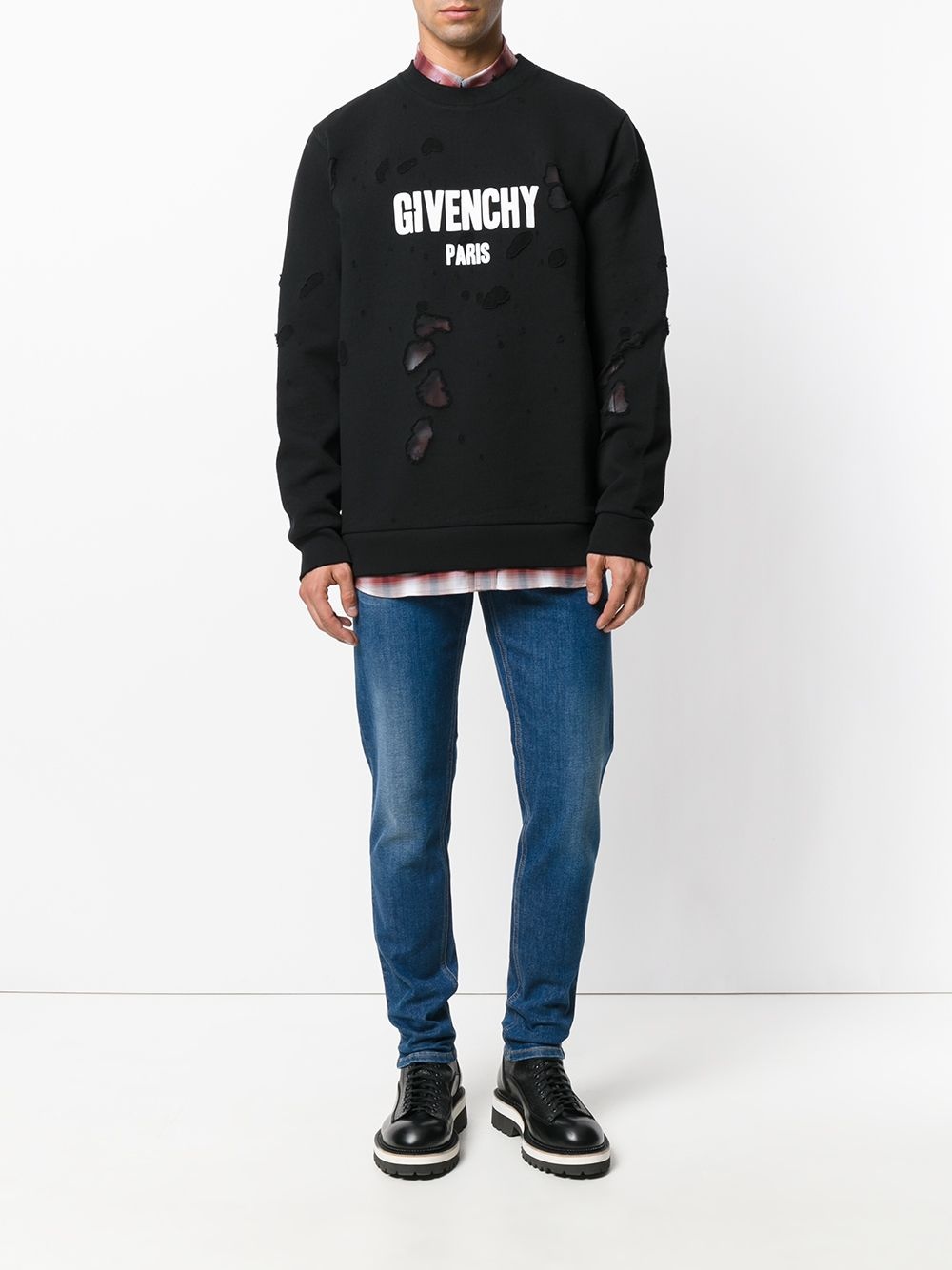 Givenchy Distressed top Sweatshirt