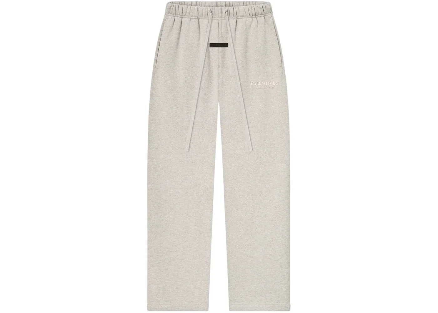 Fear of God Essentials Womens Relaxed Fleece Sweatpant Heather Stone - 1
