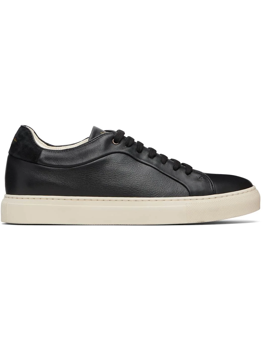 Black Leather 'Basso' Sneakers - 1