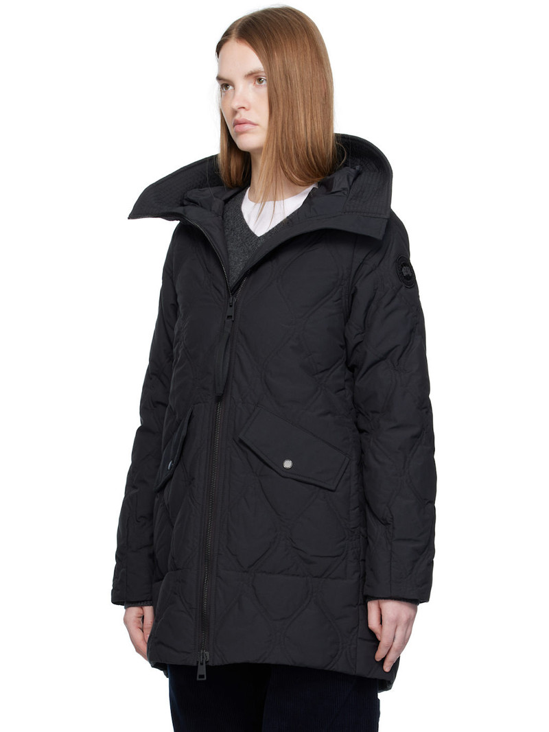 Canada Goose Black Alessia Down Coat outlook