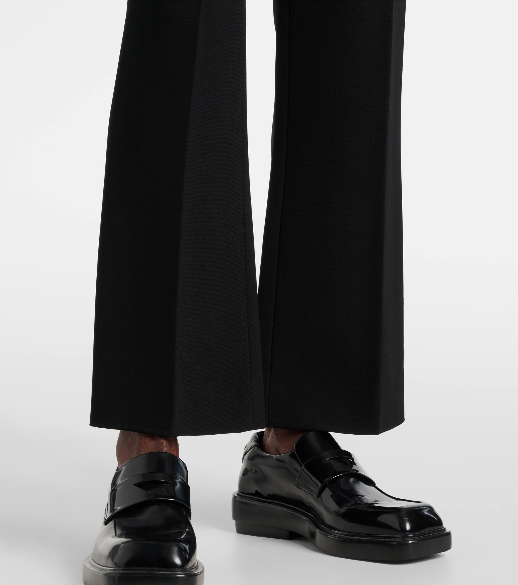 Mid-rise straight pants - 5