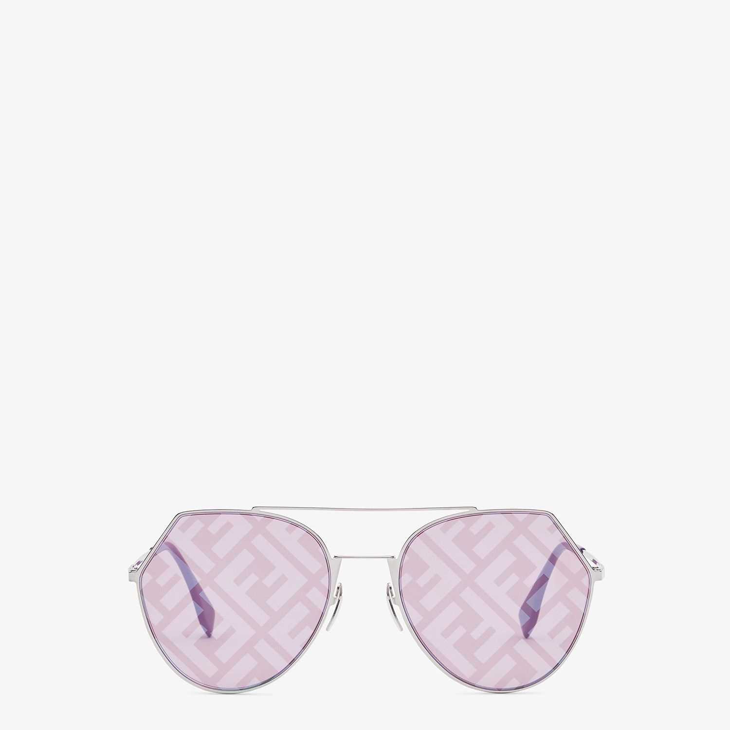 Palladium-colored sunglasses - 1