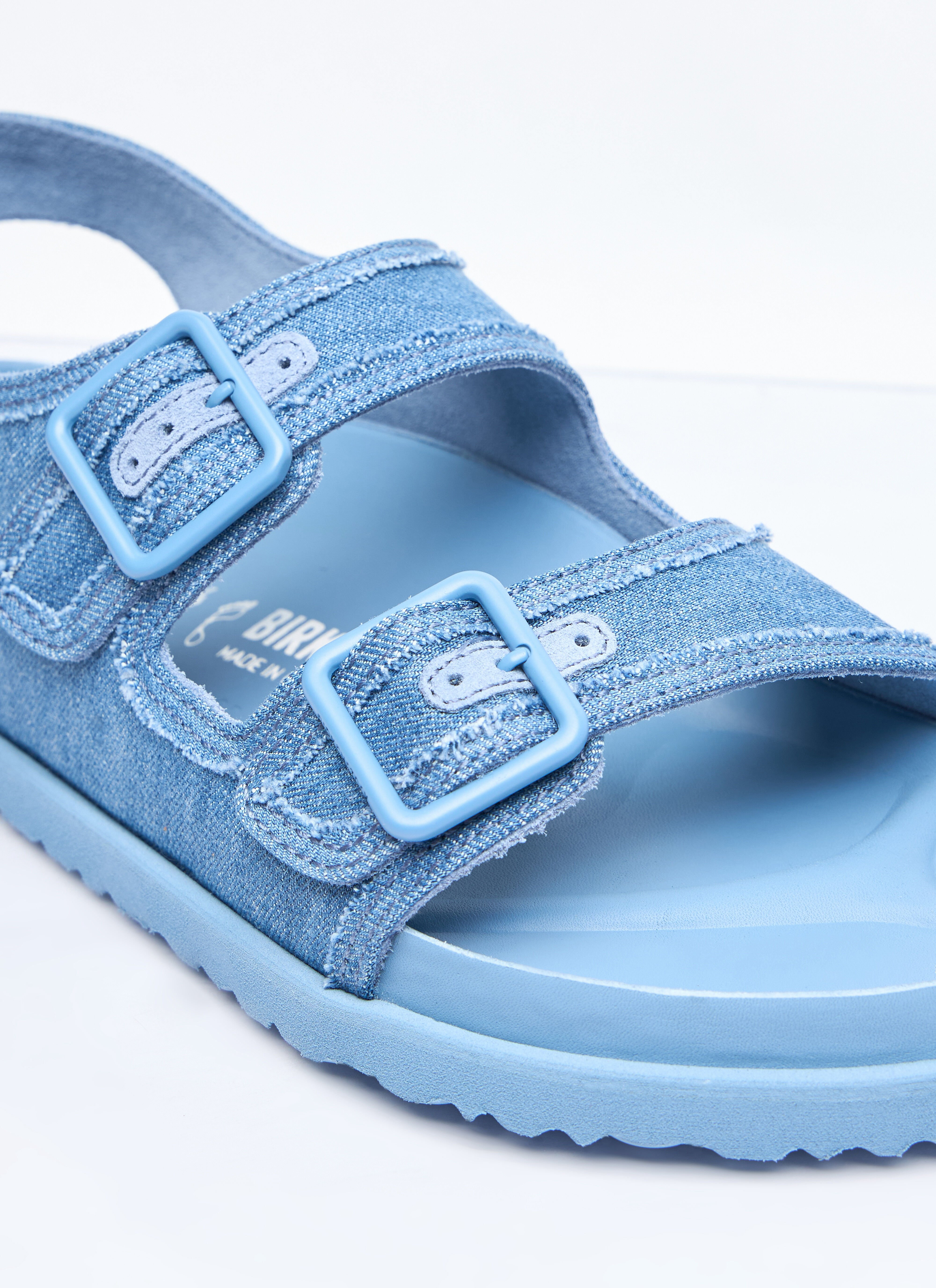 Milano Stone Washed Denim Sandals - 2