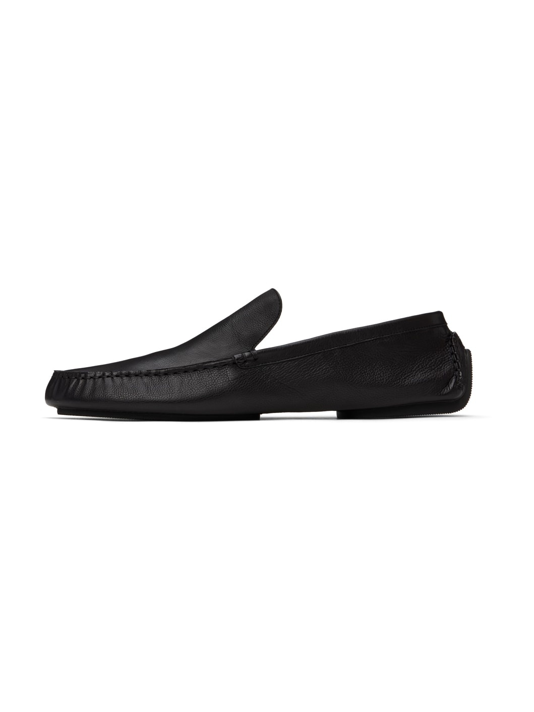 Black Lucca Slip-On Loafers - 3