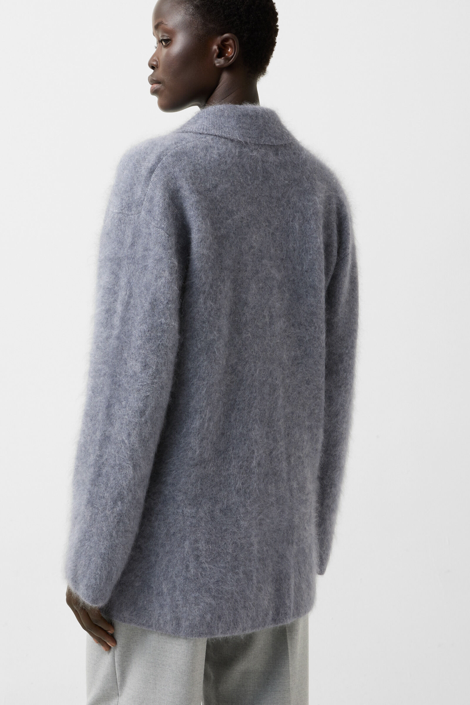 Jadie cashmere cardigan in Gray - 3