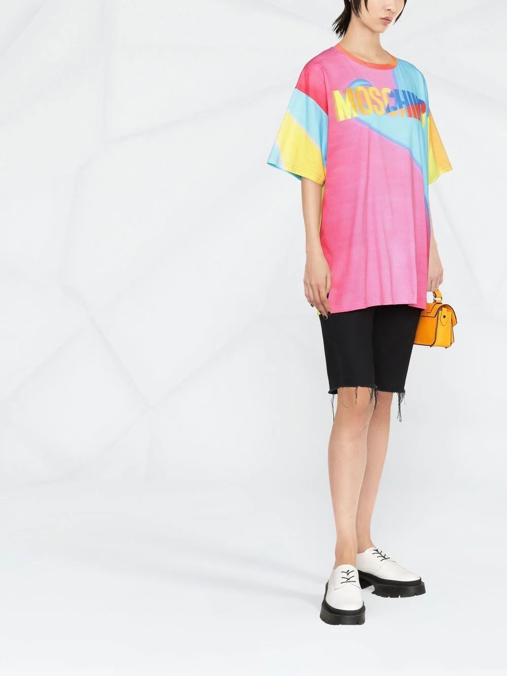 logo-print oversized T-shirt - 4
