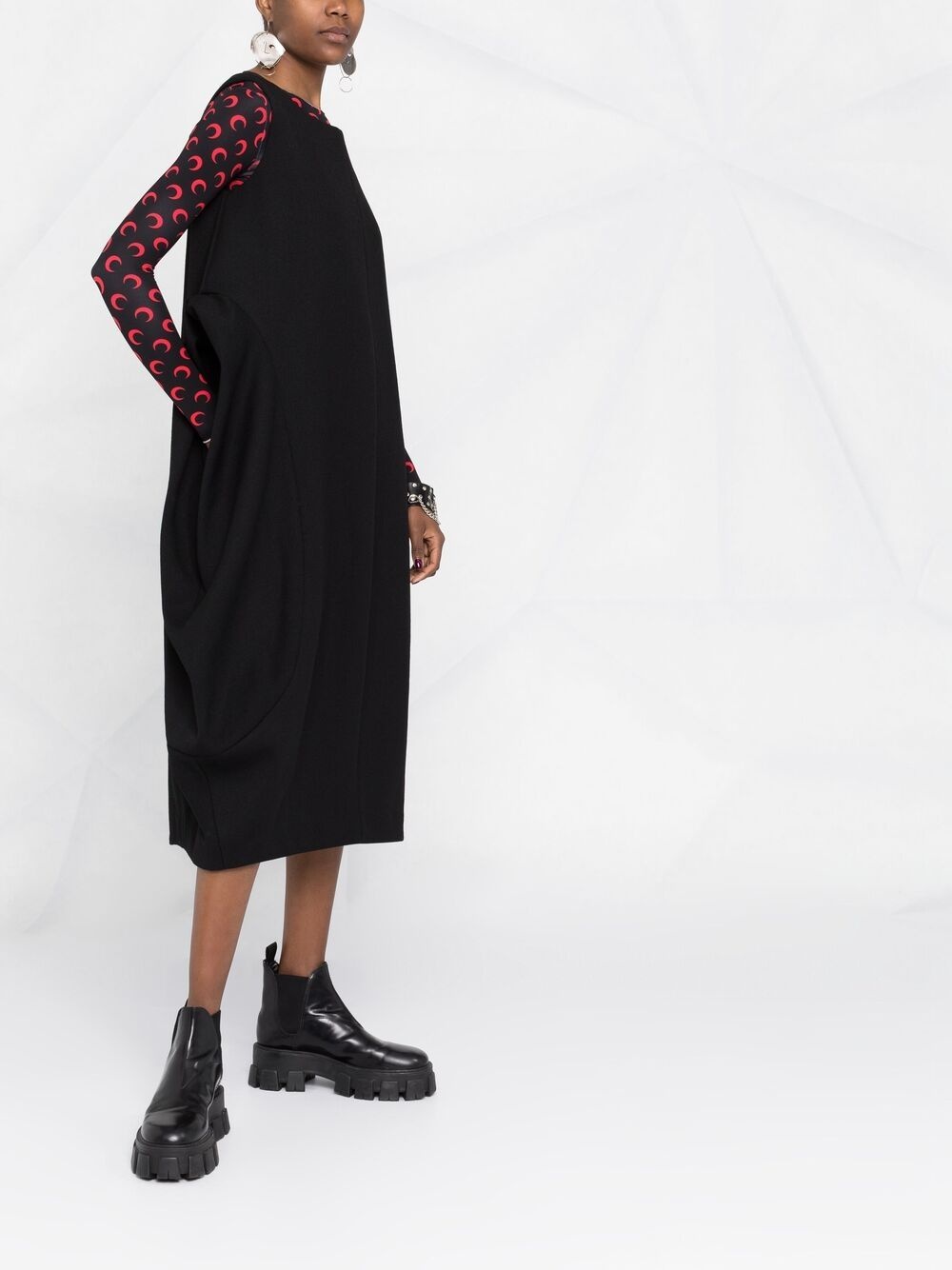 sleeveless puffball dress - 4