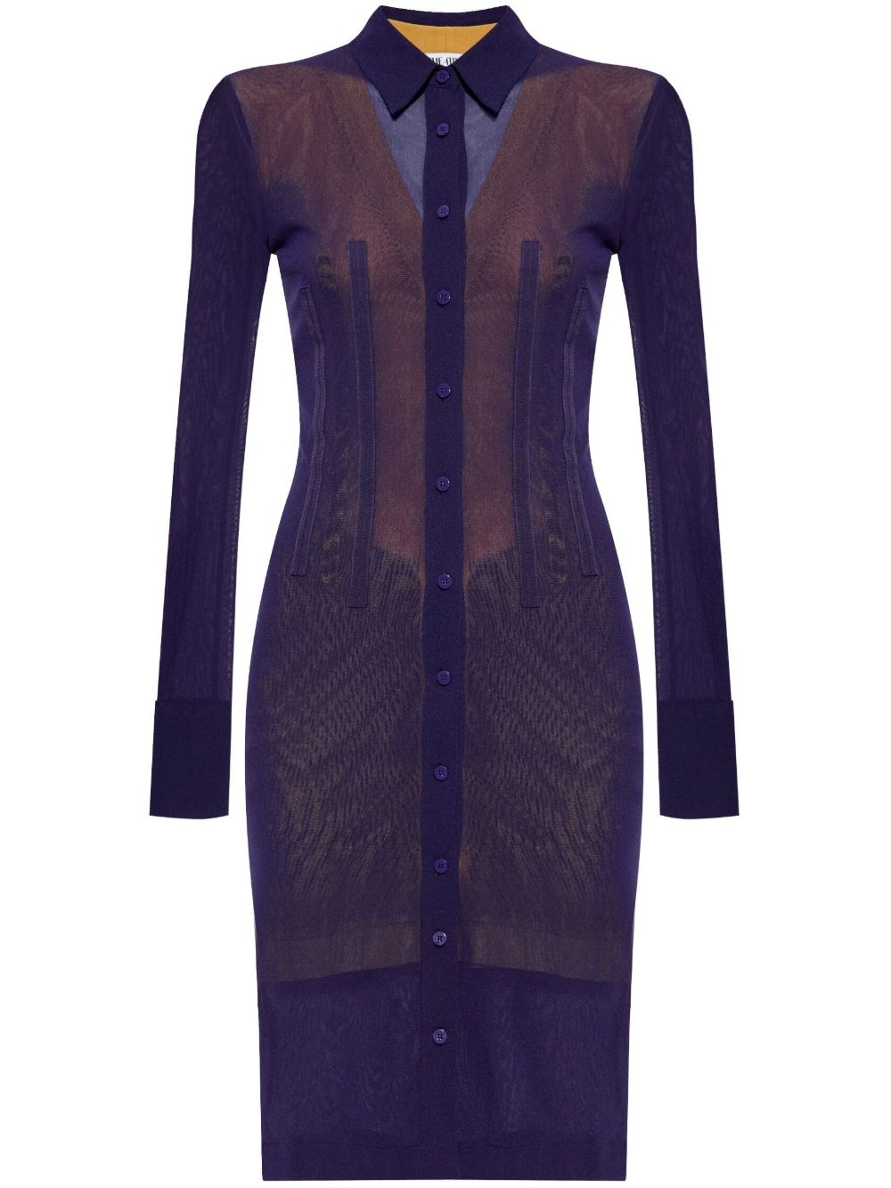 knitted midi dress - 1