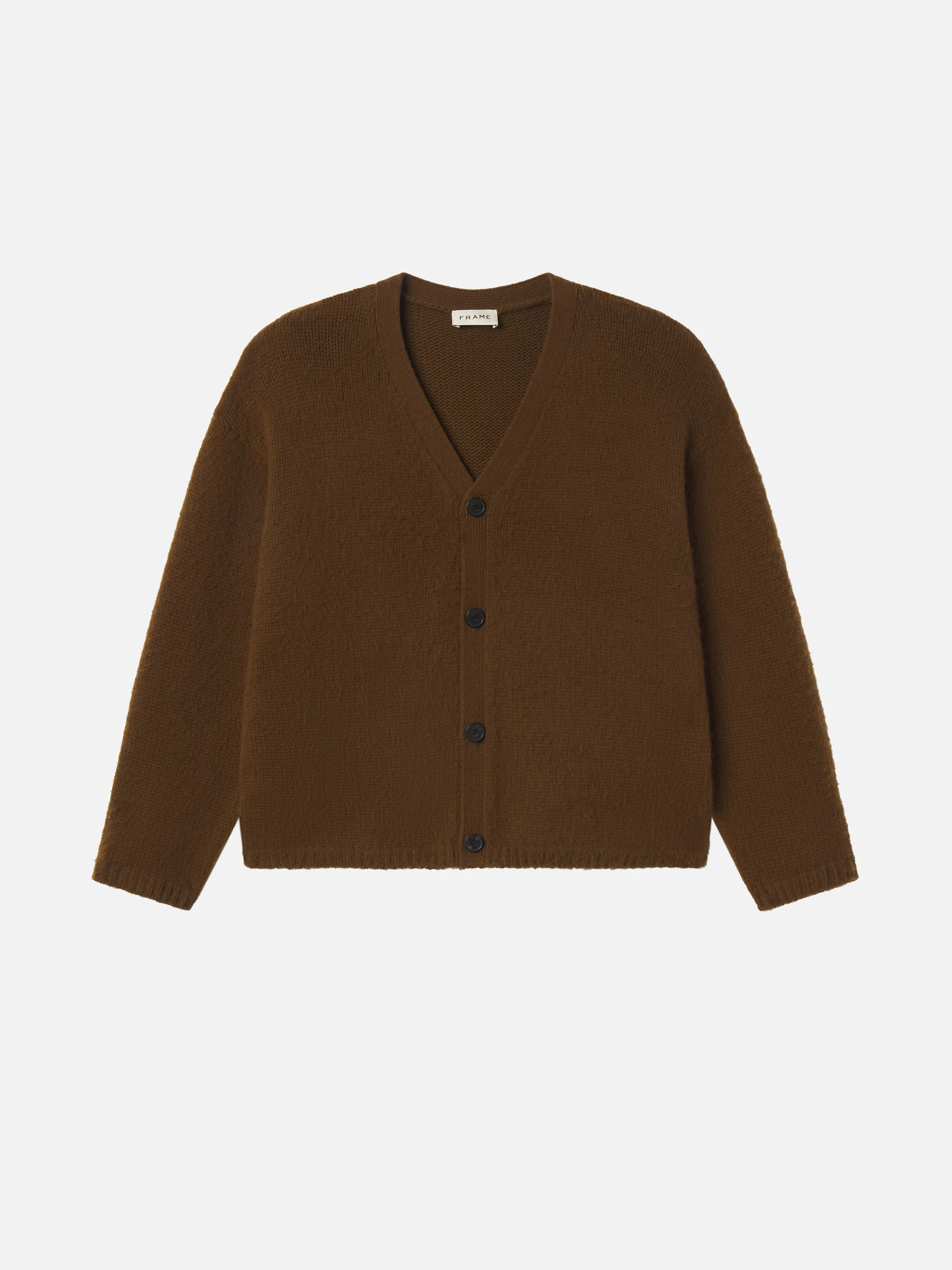 Brushed Cashmere Cardigan - 1