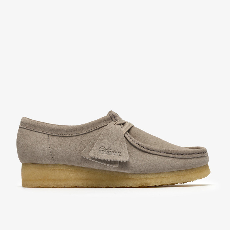 Wallabee Pale Grey Suede 1