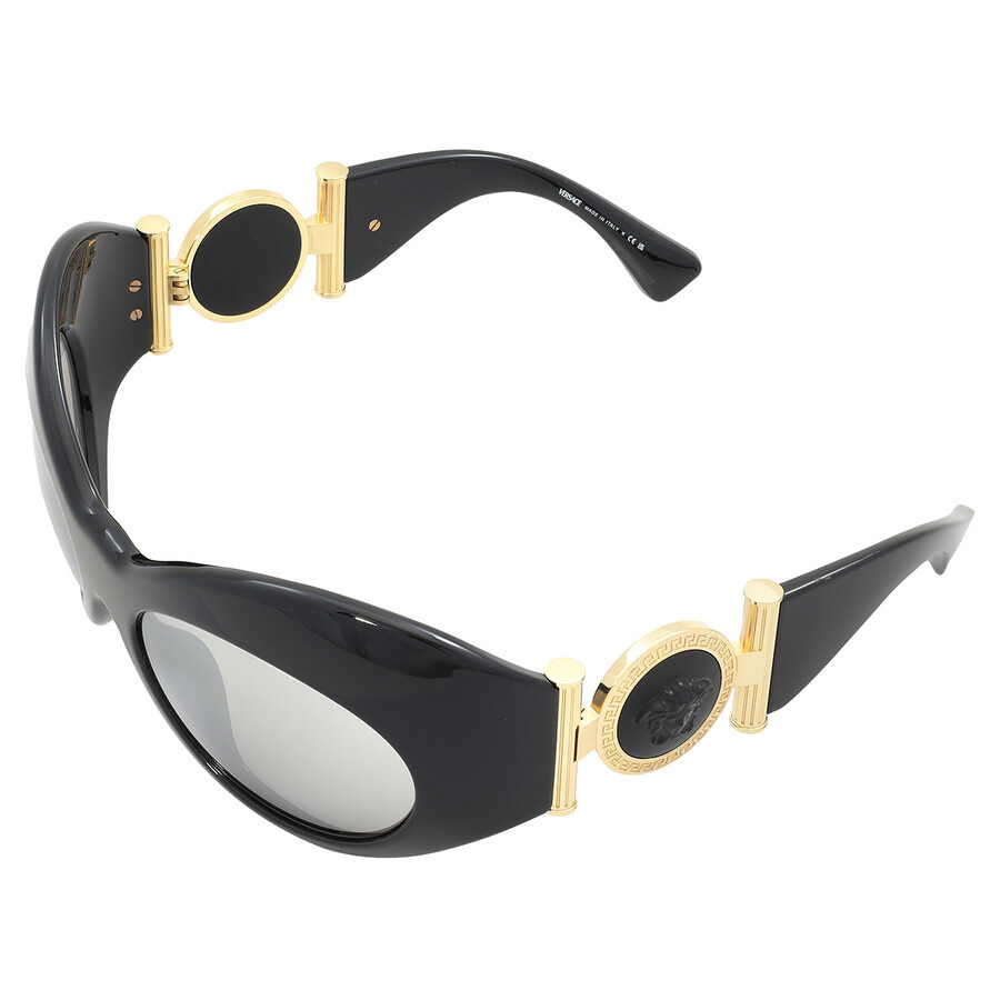 Versace Light Grey Irregular Ladies Sunglasses VE4462 GB1/6G 58 - 5