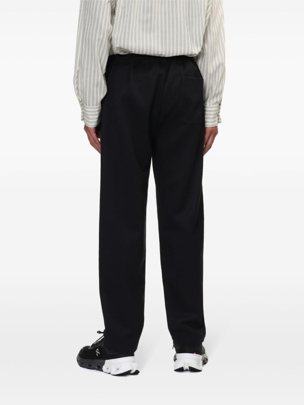 straight-leg tailored trousers - 4