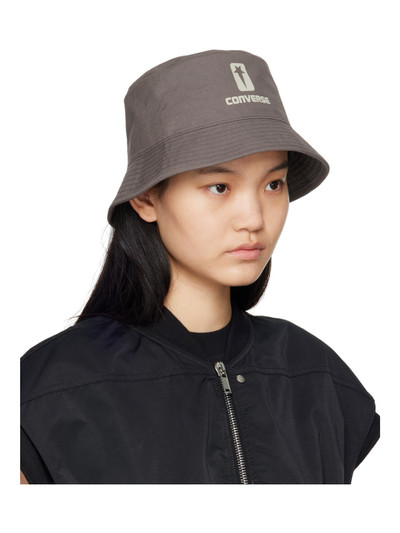 Rick Owens DRKSHDW Gray Converse Edition Bucket Hat outlook