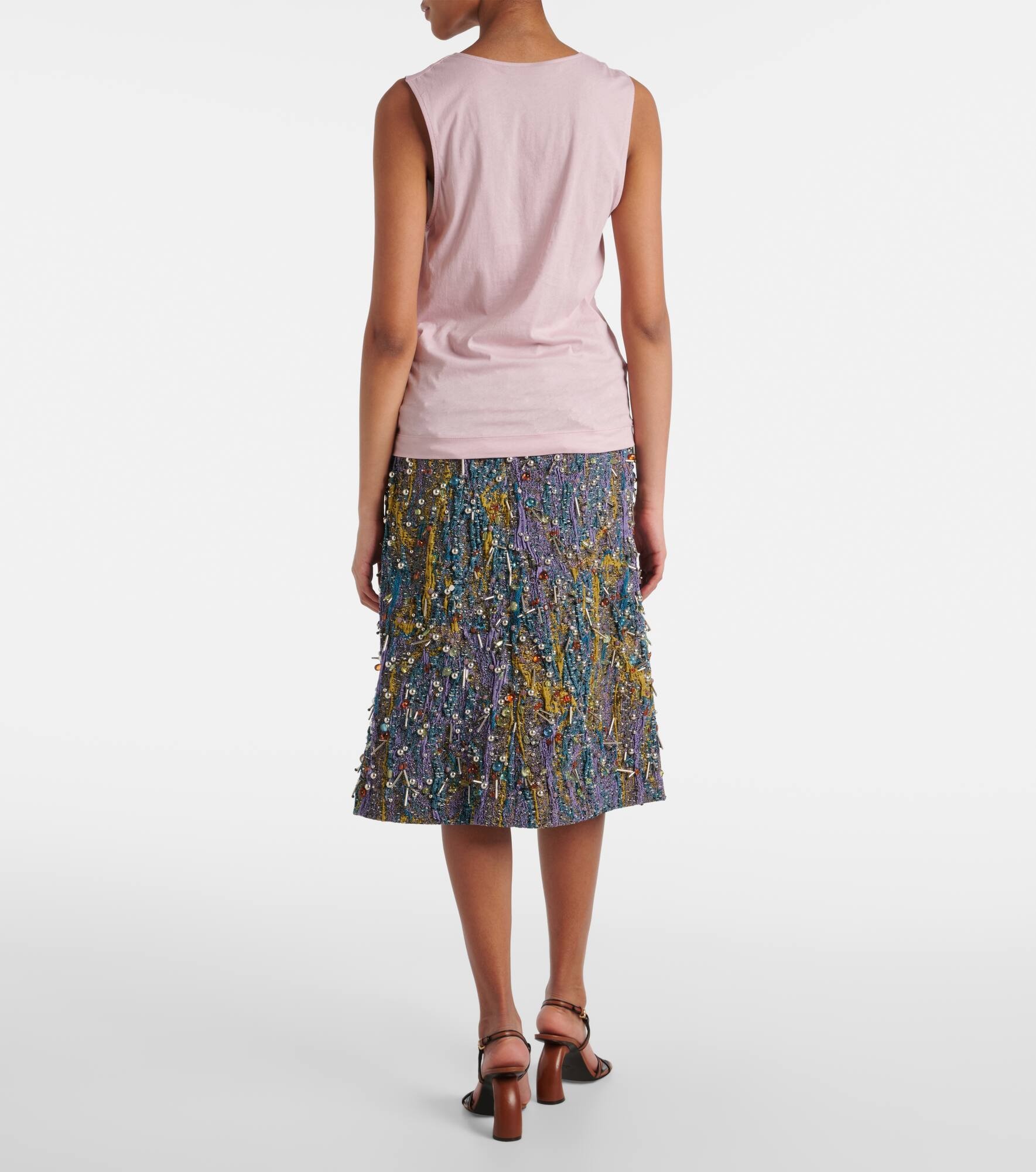 Gathered cotton top - 3